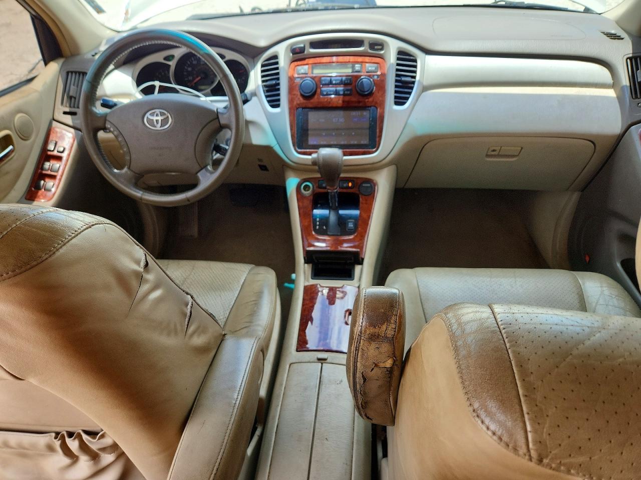 2006 Toyota Highlander Limited Tan vin: JTEDP21A760097122