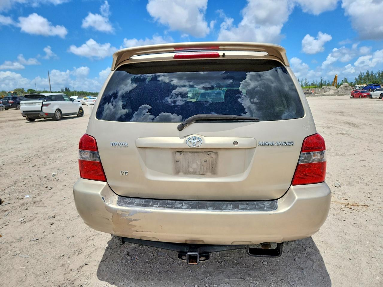 2006 Toyota Highlander Limited Tan vin: JTEDP21A760097122