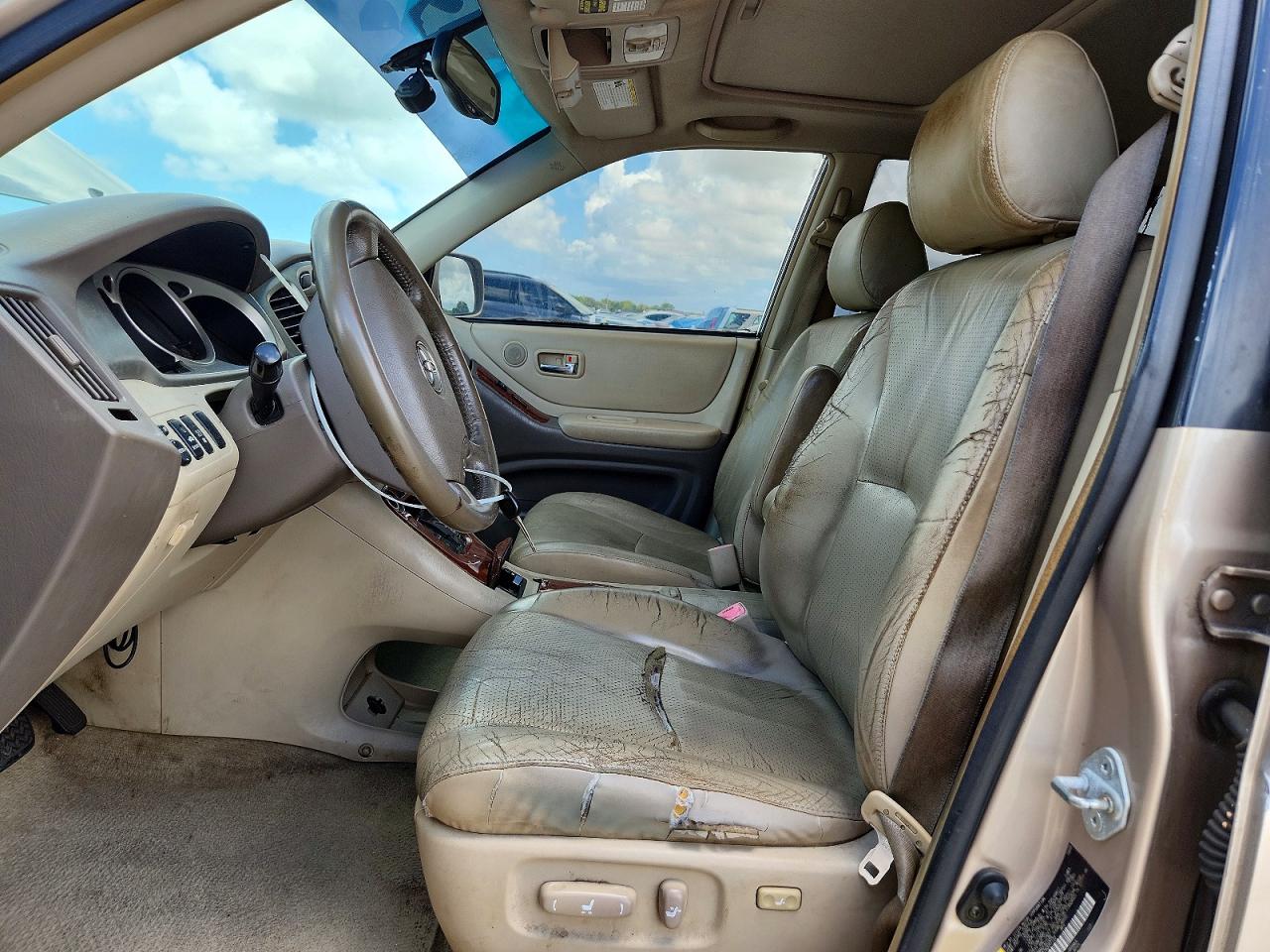 2006 Toyota Highlander Limited Tan vin: JTEDP21A760097122