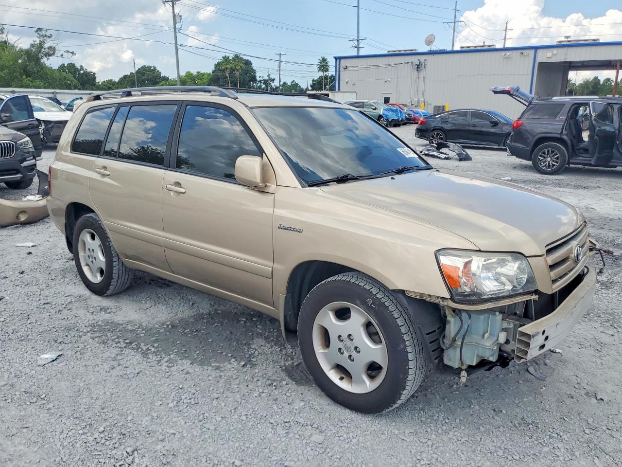 2006 Toyota Highlander Limited Gold vin: JTEDP21A760098674