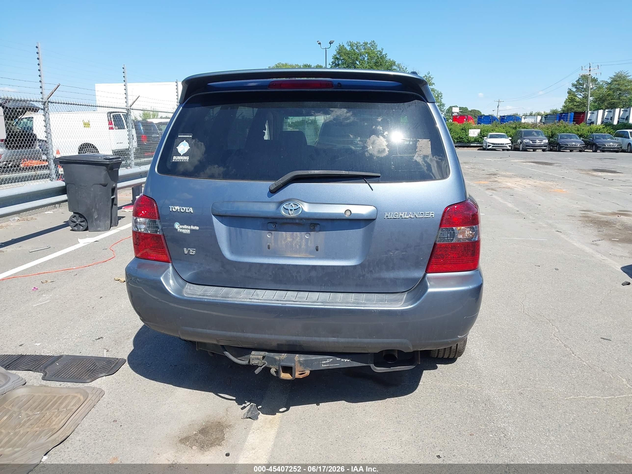 2006 Toyota Highlander Limited V6 Gray vin: JTEDP21A760105056