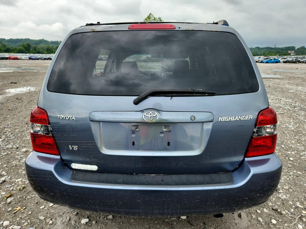 2006 Toyota Highlander Limited Blue vin: JTEDP21A760118650