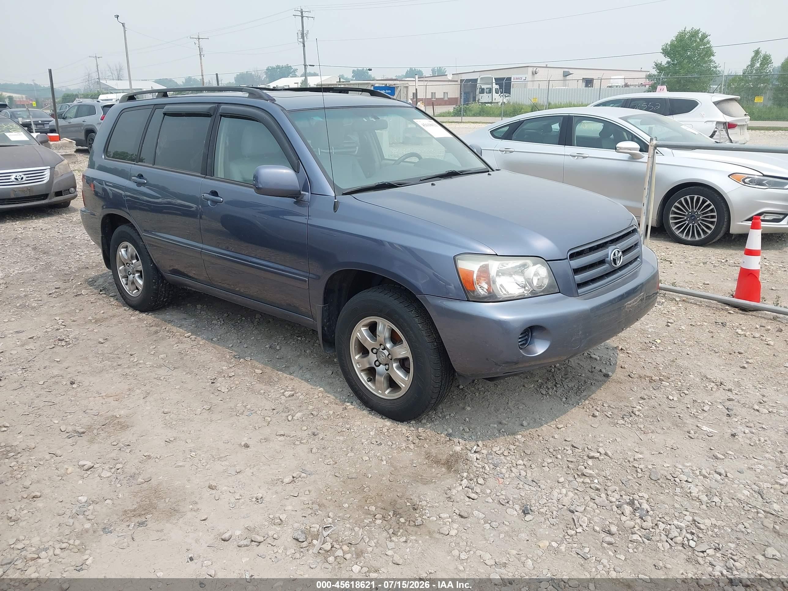 2004 Toyota Highlander V6 Серебряный vin: JTEDP21A840004010