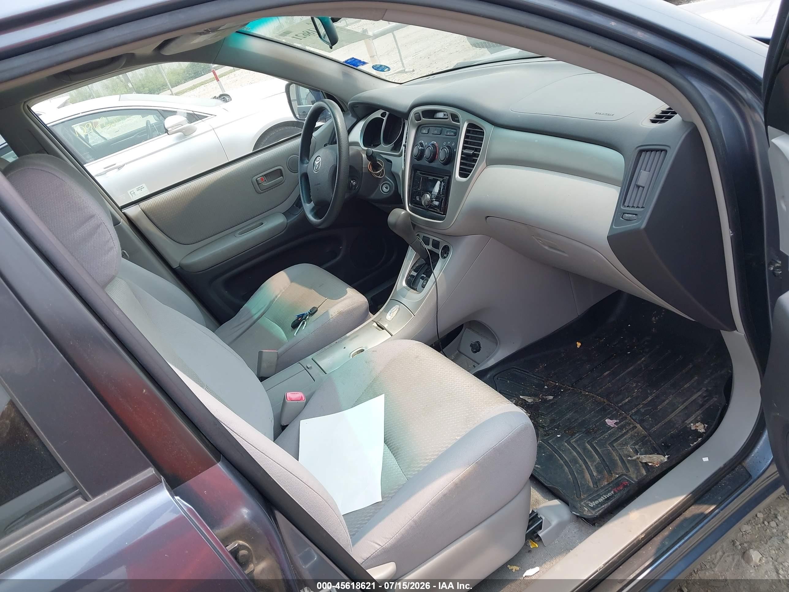 2004 Toyota Highlander V6 Серебряный vin: JTEDP21A840004010