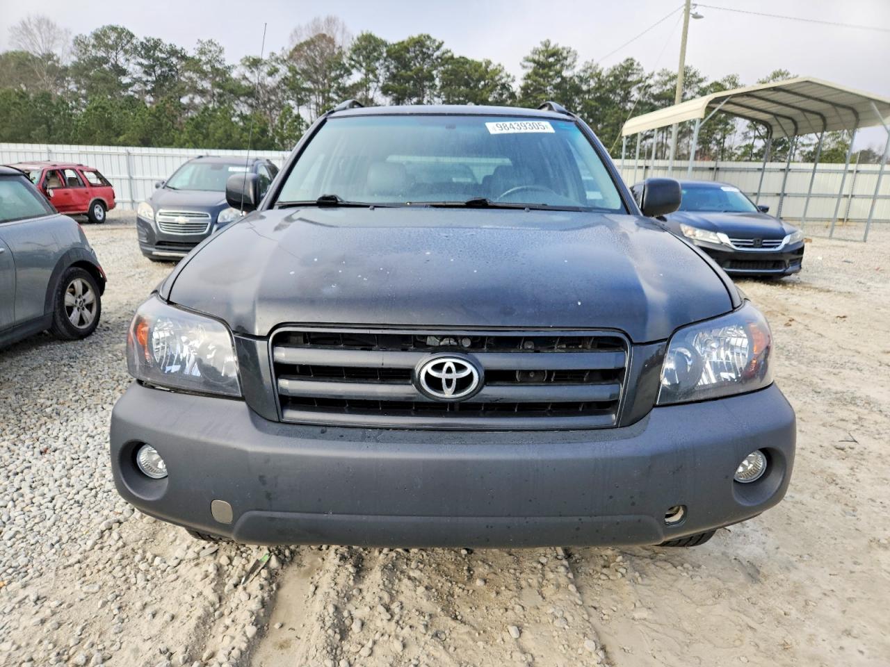 2004 Toyota Highlander Base Черный vin: JTEDP21A840008669