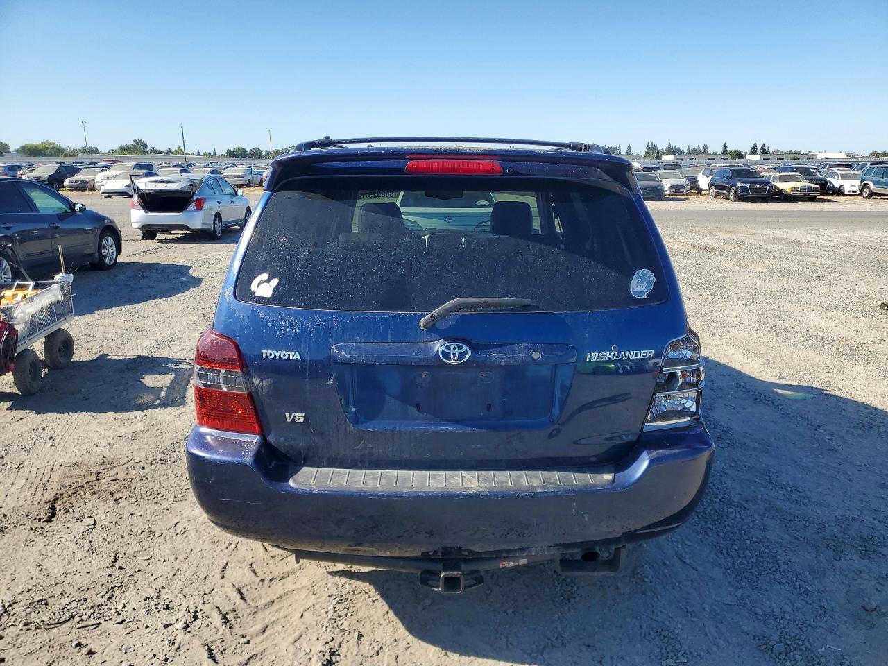 2004 Toyota Highlander Limited Blue vin: JTEDP21A840014648