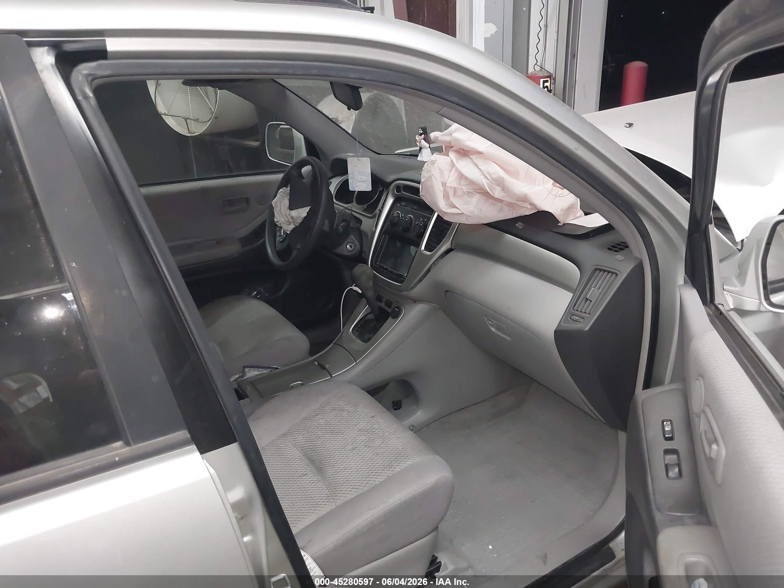 2004 Toyota Highlander V6 Gray vin: JTEDP21A840033247