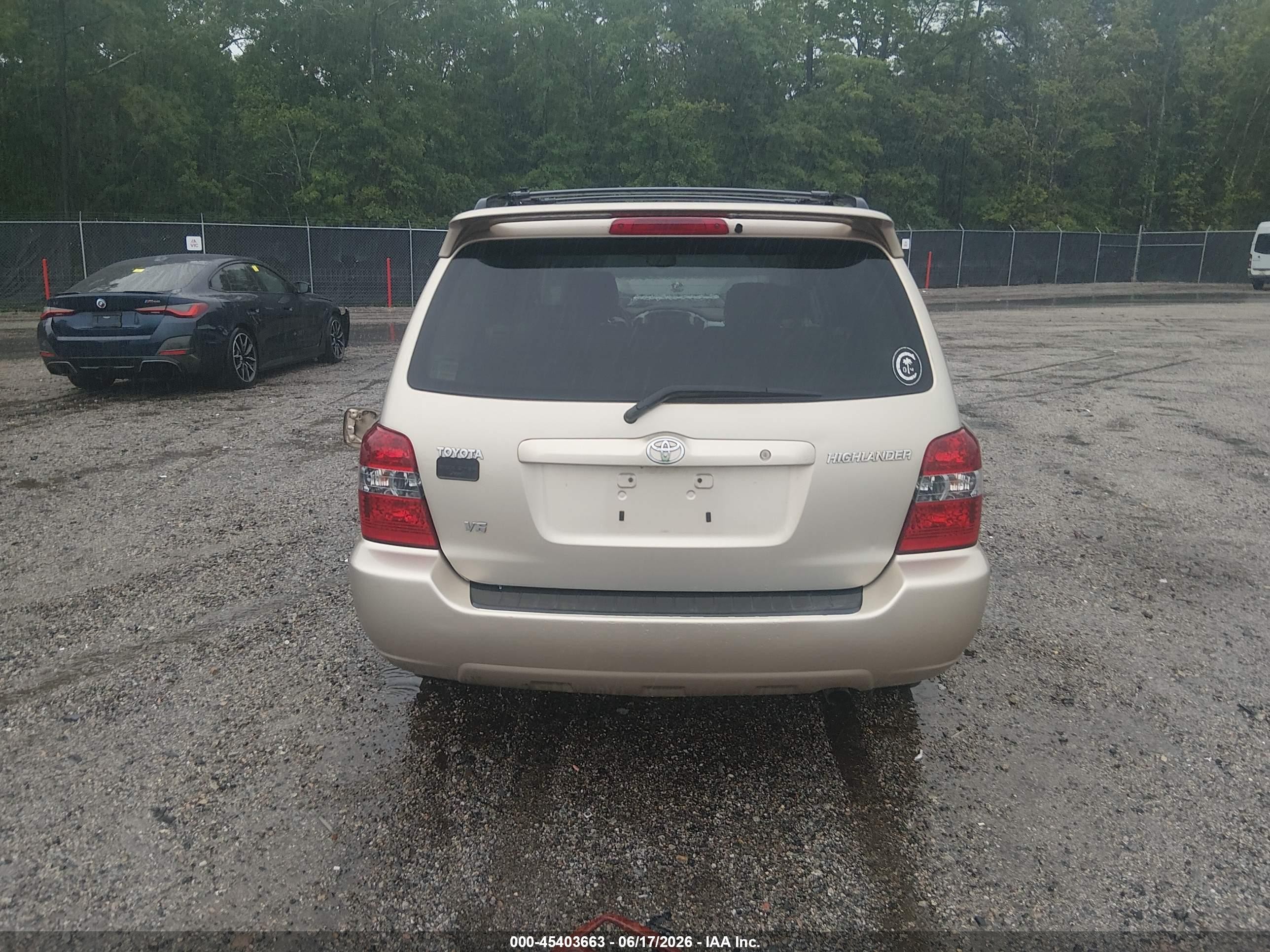 2005 Toyota Highlander Limited V6 Gray vin: JTEDP21A850065861