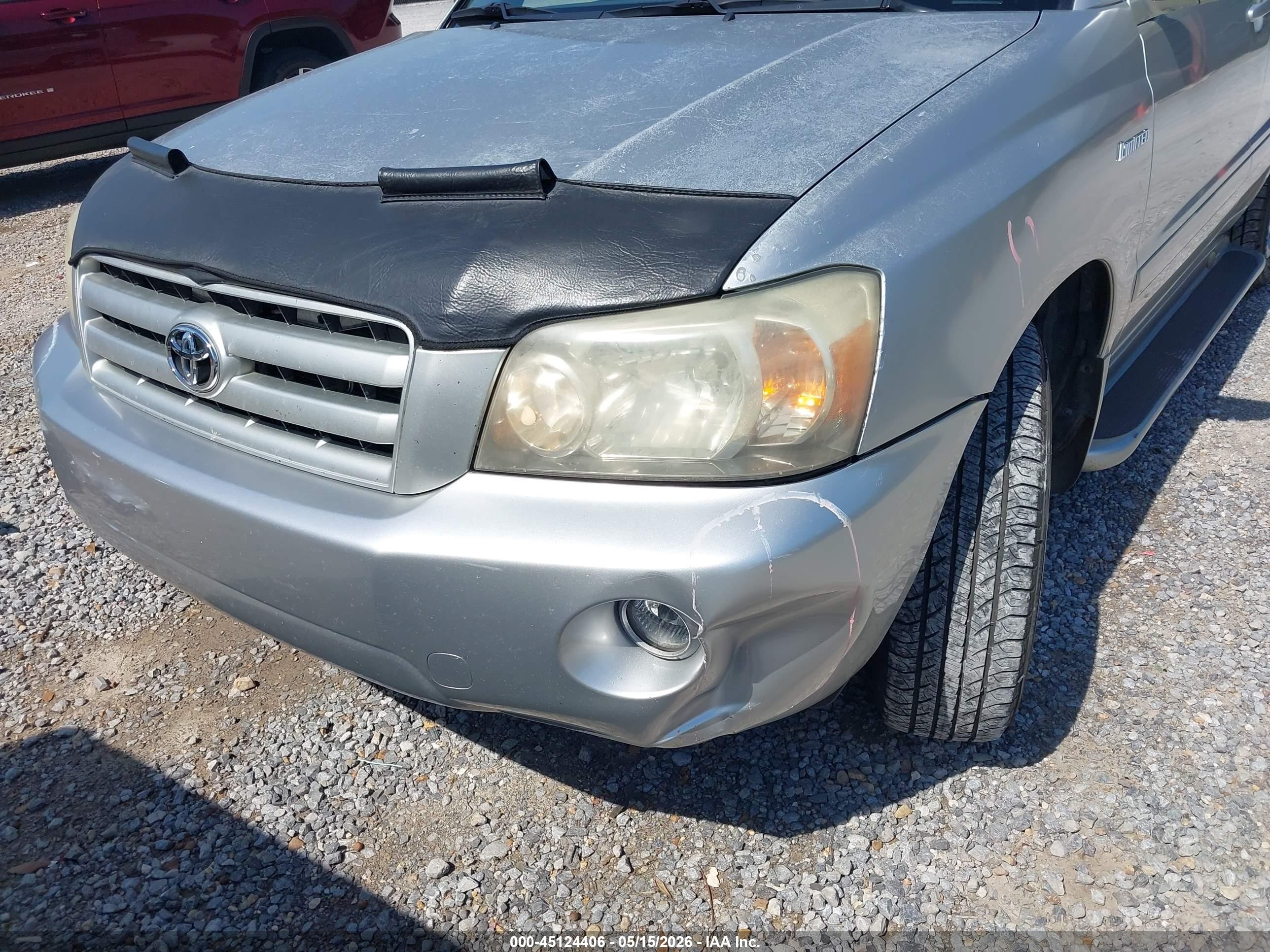 2005 Toyota Highlander Limited V6 Silver vin: JTEDP21A850076536