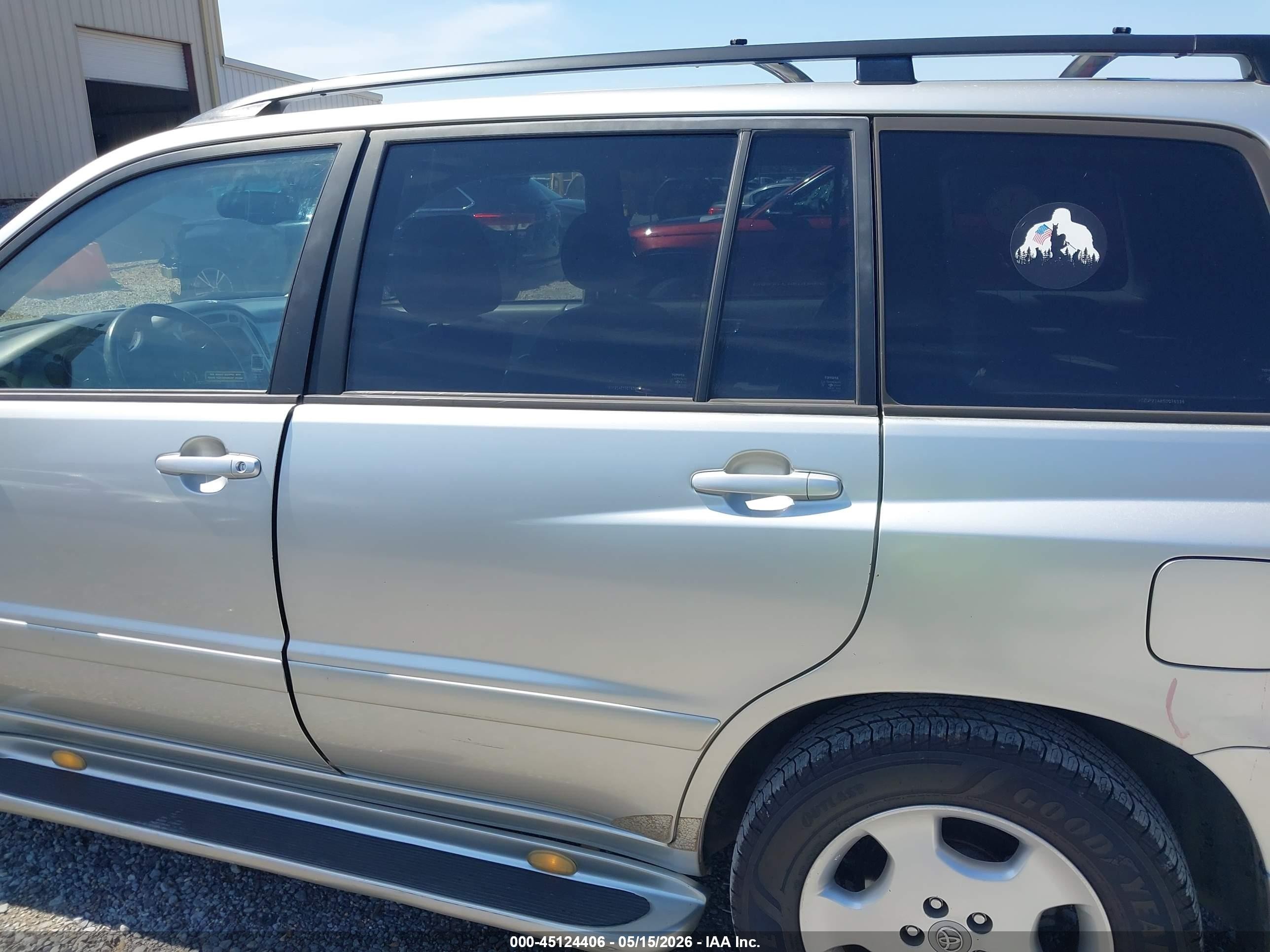 2005 Toyota Highlander Limited V6 Silver vin: JTEDP21A850076536