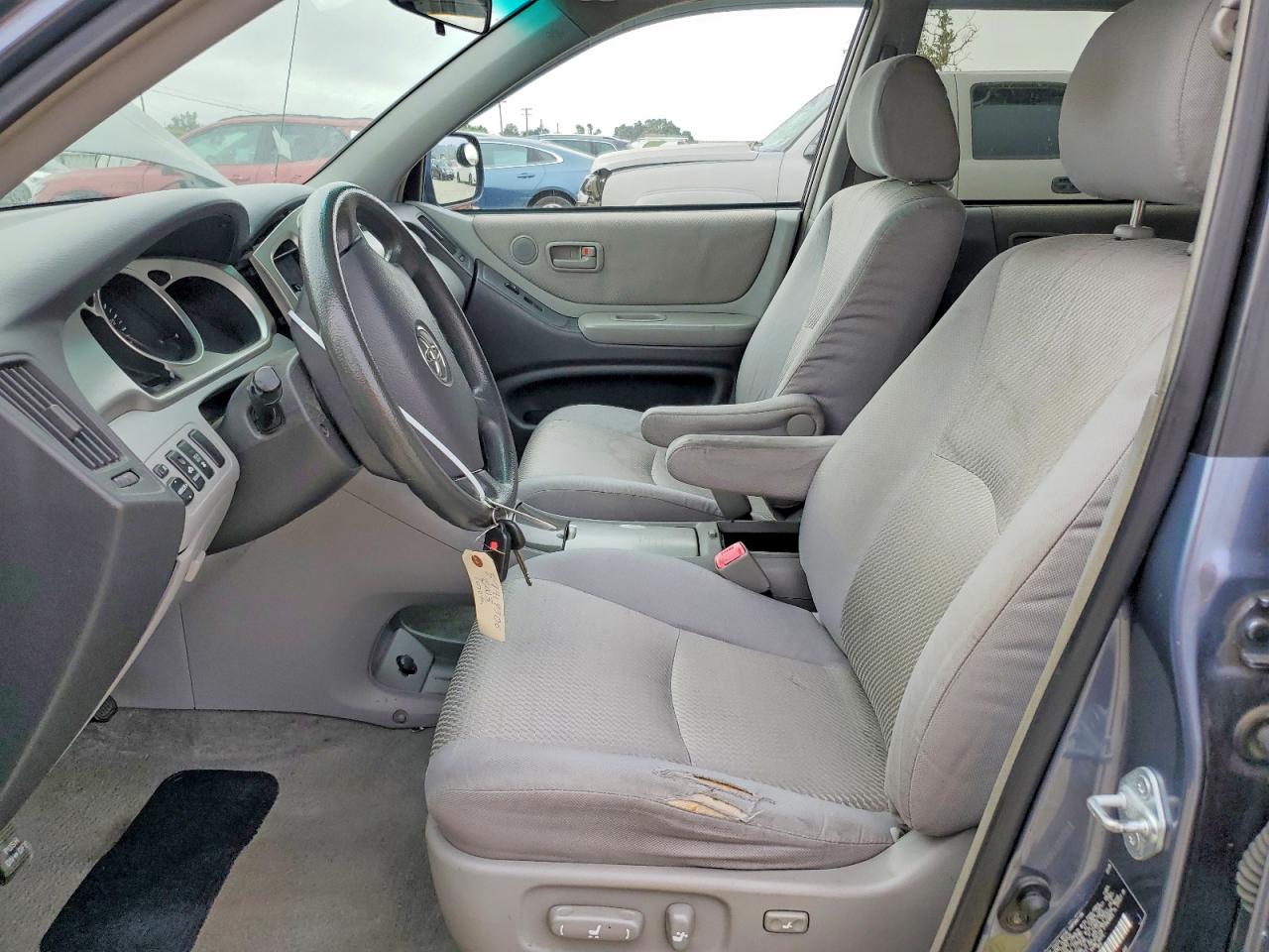 2005 Toyota Highlander Blue vin: JTEDP21A850087701