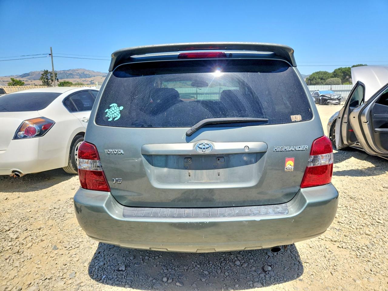 2006 Toyota Highlander Limited Green vin: JTEDP21A860096870