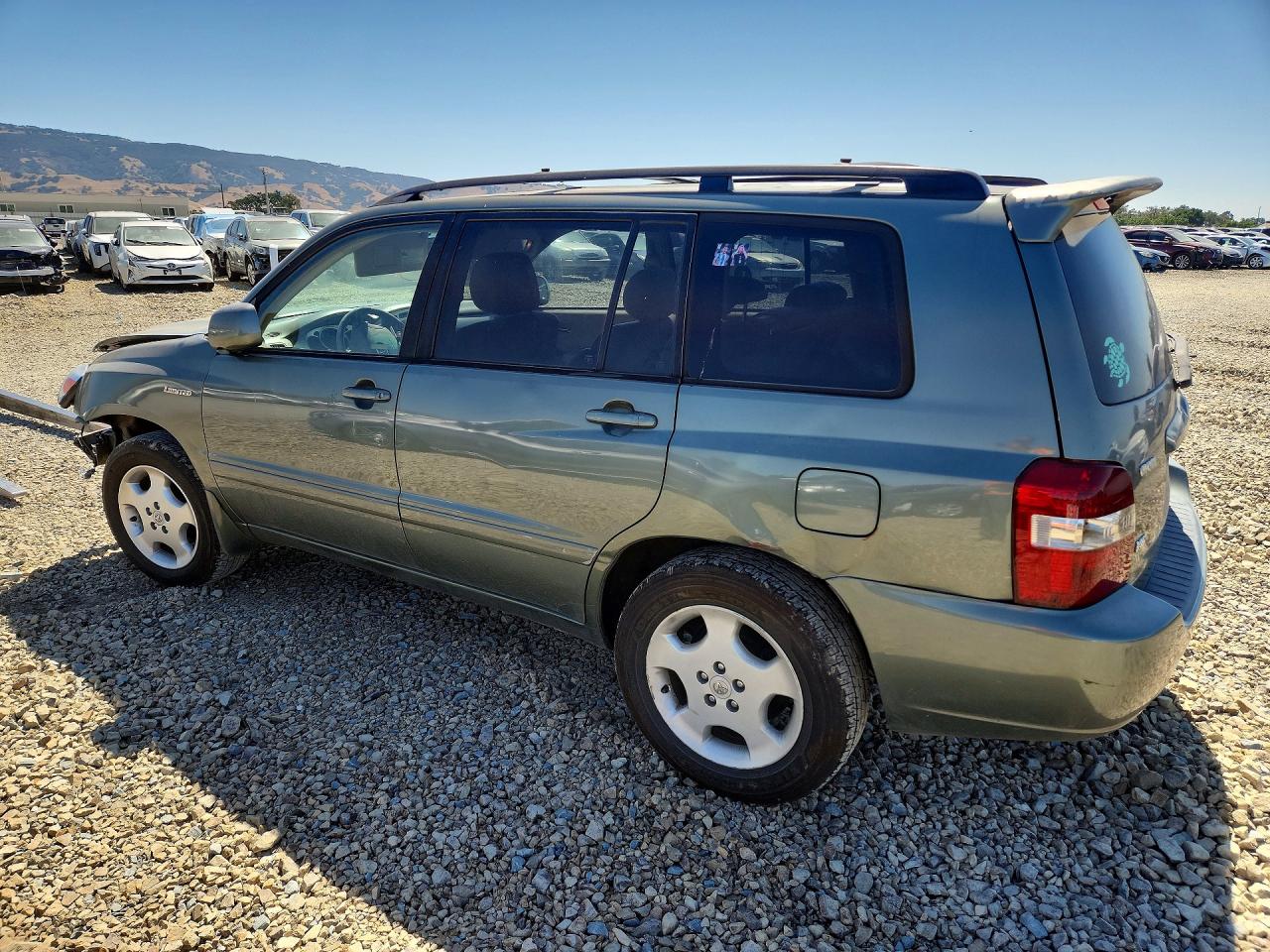 2006 Toyota Highlander Limited Green vin: JTEDP21A860096870