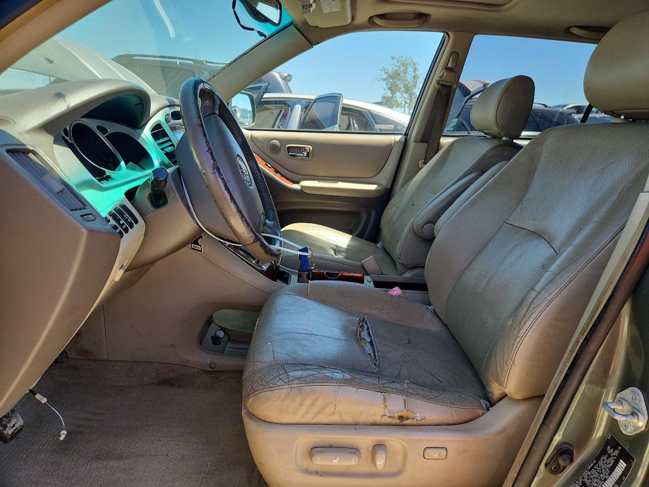 2006 Toyota Highlander Limited Green vin: JTEDP21A860096870