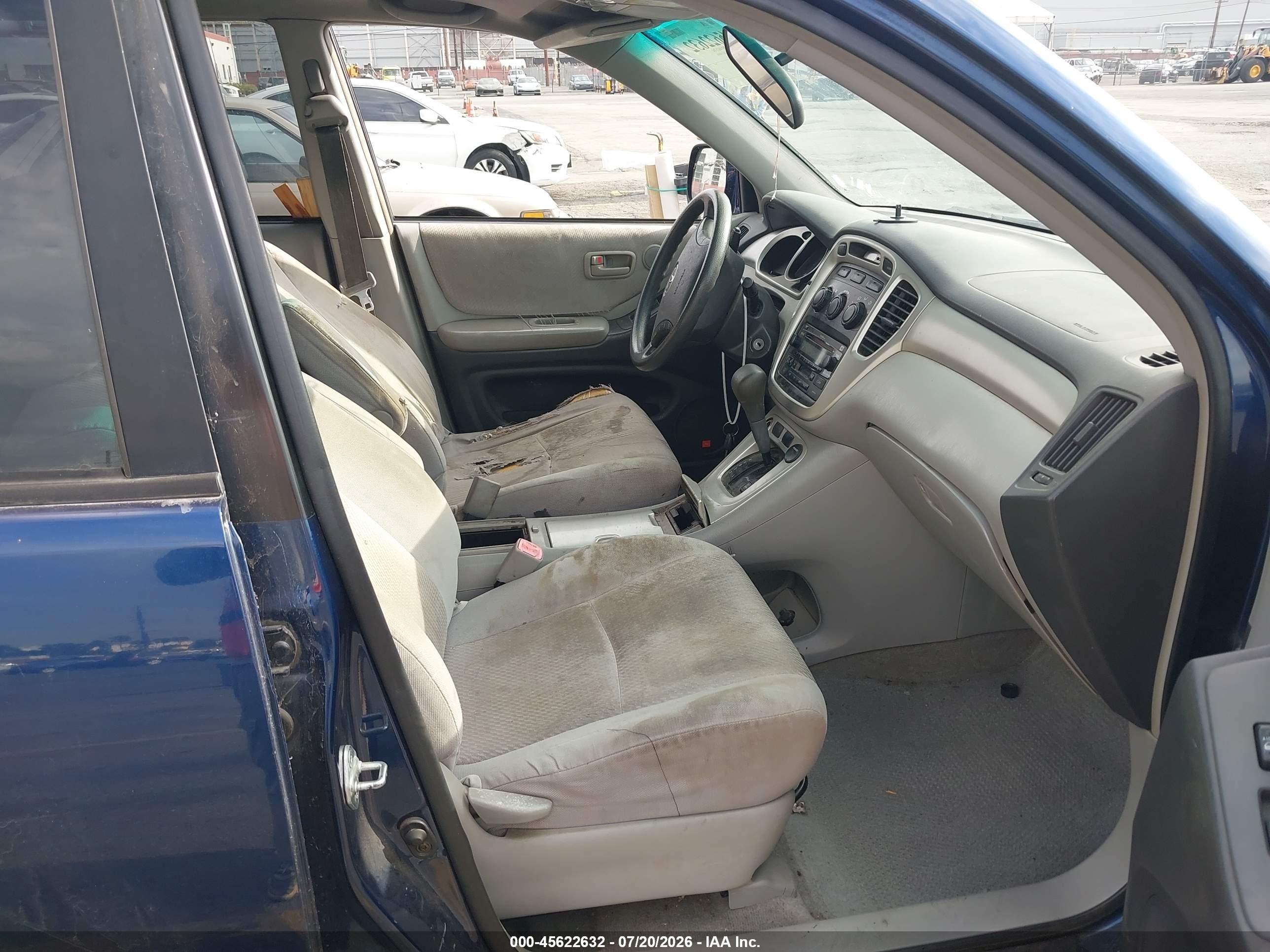 2006 Toyota Highlander V6 Purple vin: JTEDP21A860096917