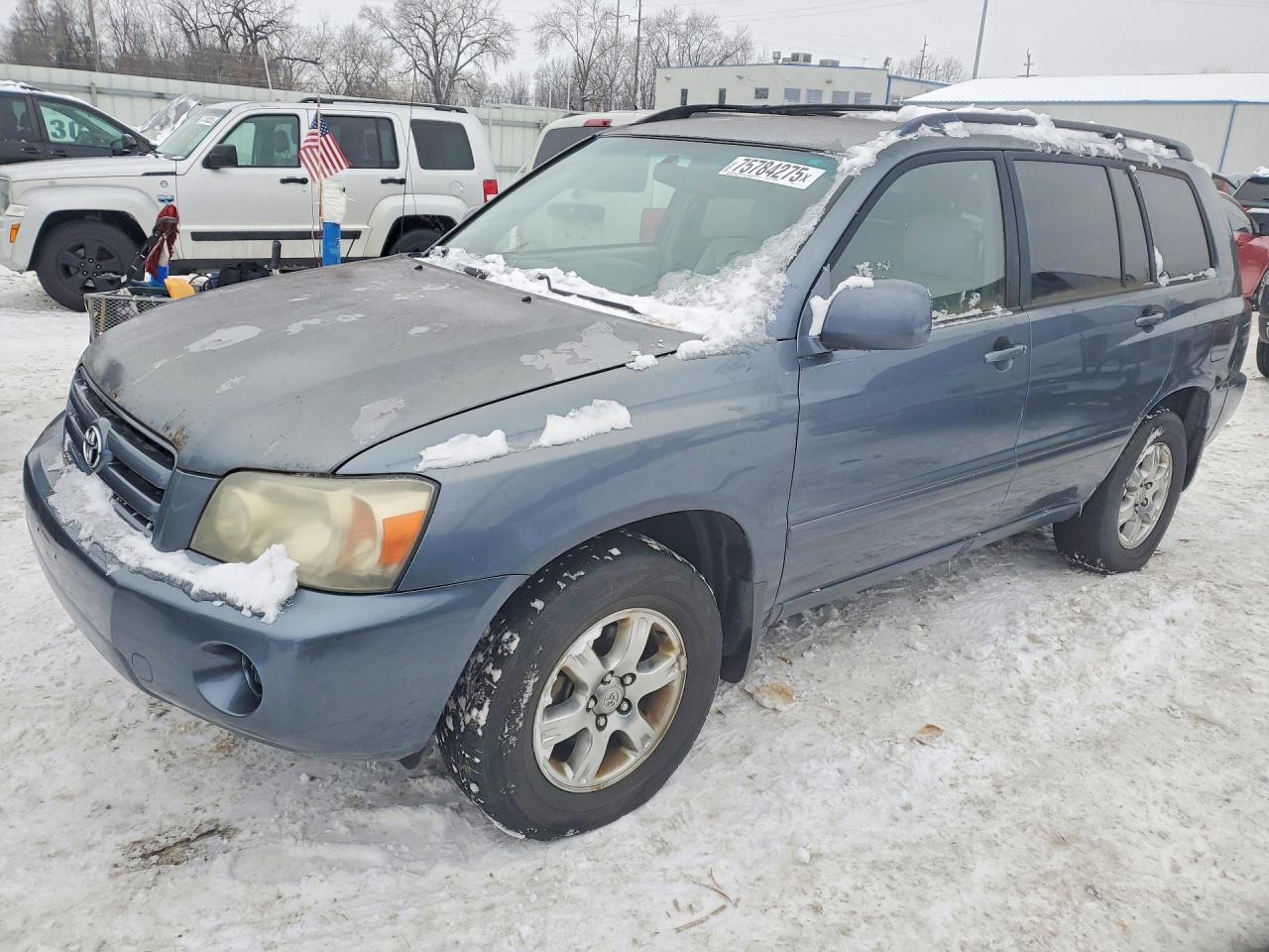 2006 Toyota Highlander Limited Teal vin: JTEDP21A860111836