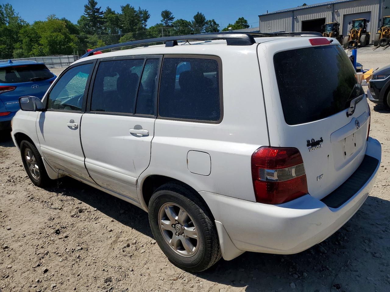 2006 Toyota Highlander Limited White vin: JTEDP21A860118432
