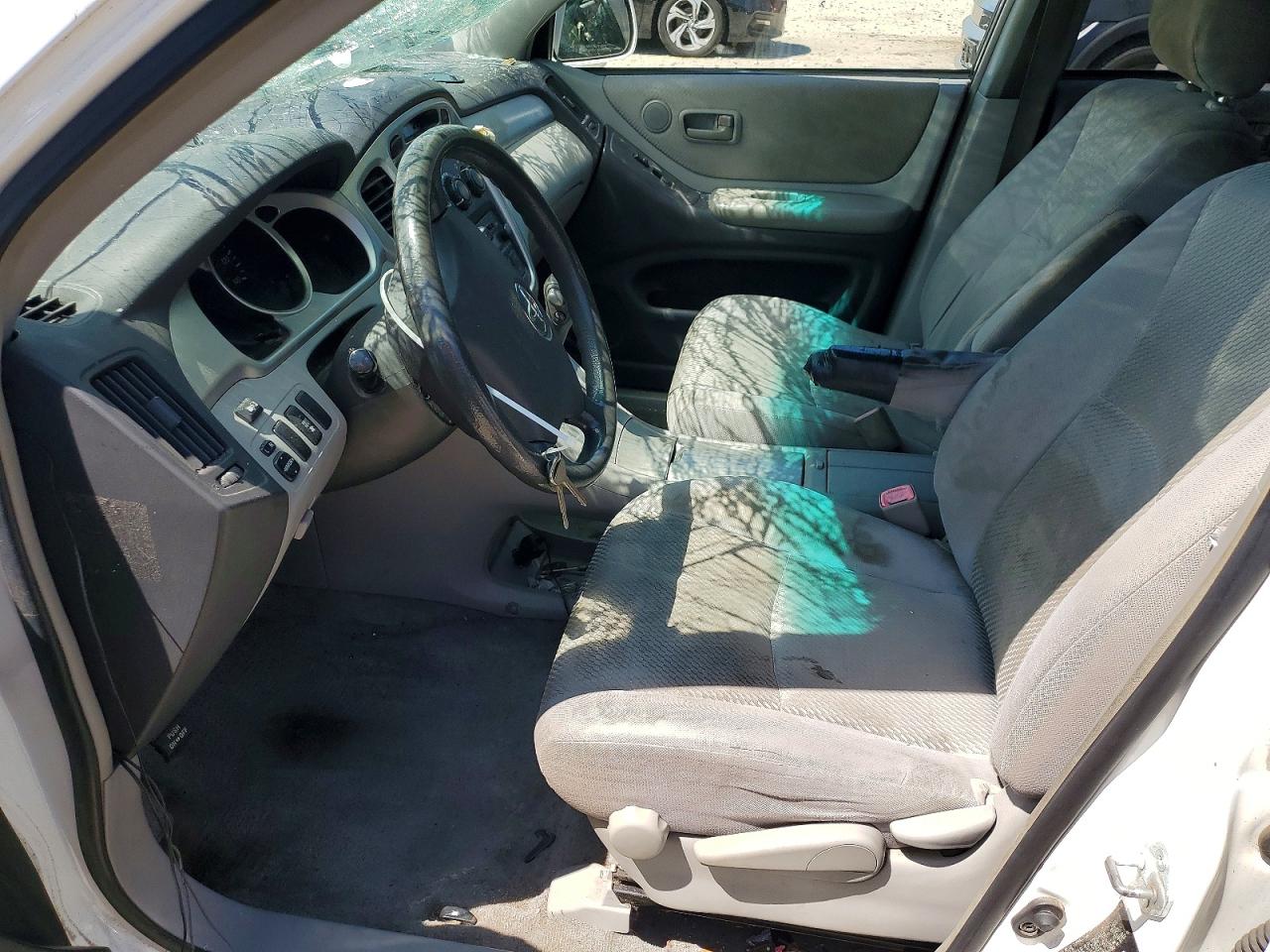 2006 Toyota Highlander Limited White vin: JTEDP21A860118432