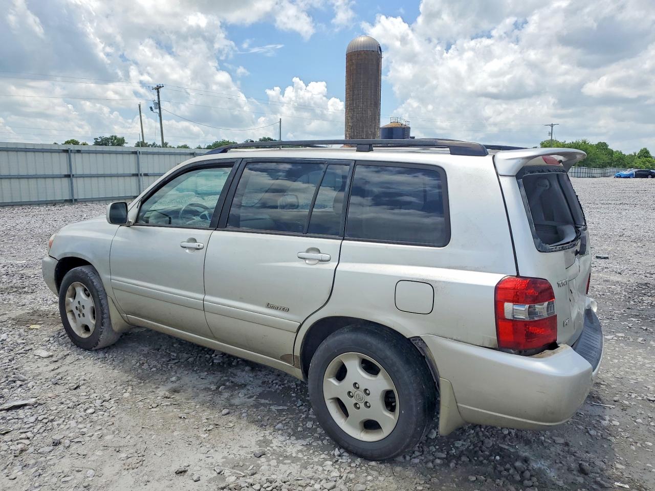 2006 Toyota Highlander Silver vin: JTEDP21A860126336
