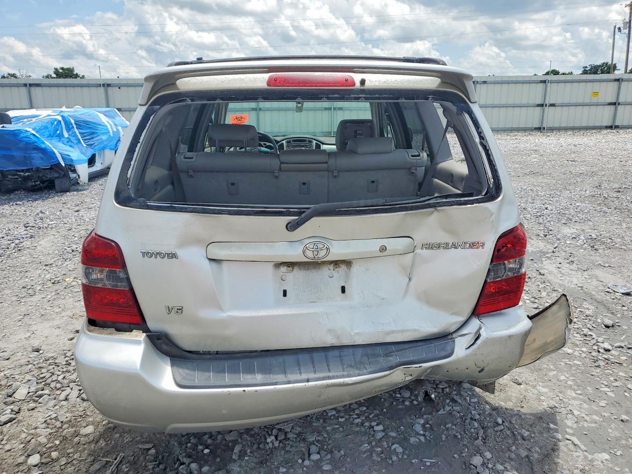 2006 Toyota Highlander Silver vin: JTEDP21A860126336