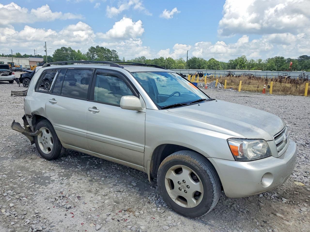2006 Toyota Highlander Silver vin: JTEDP21A860126336