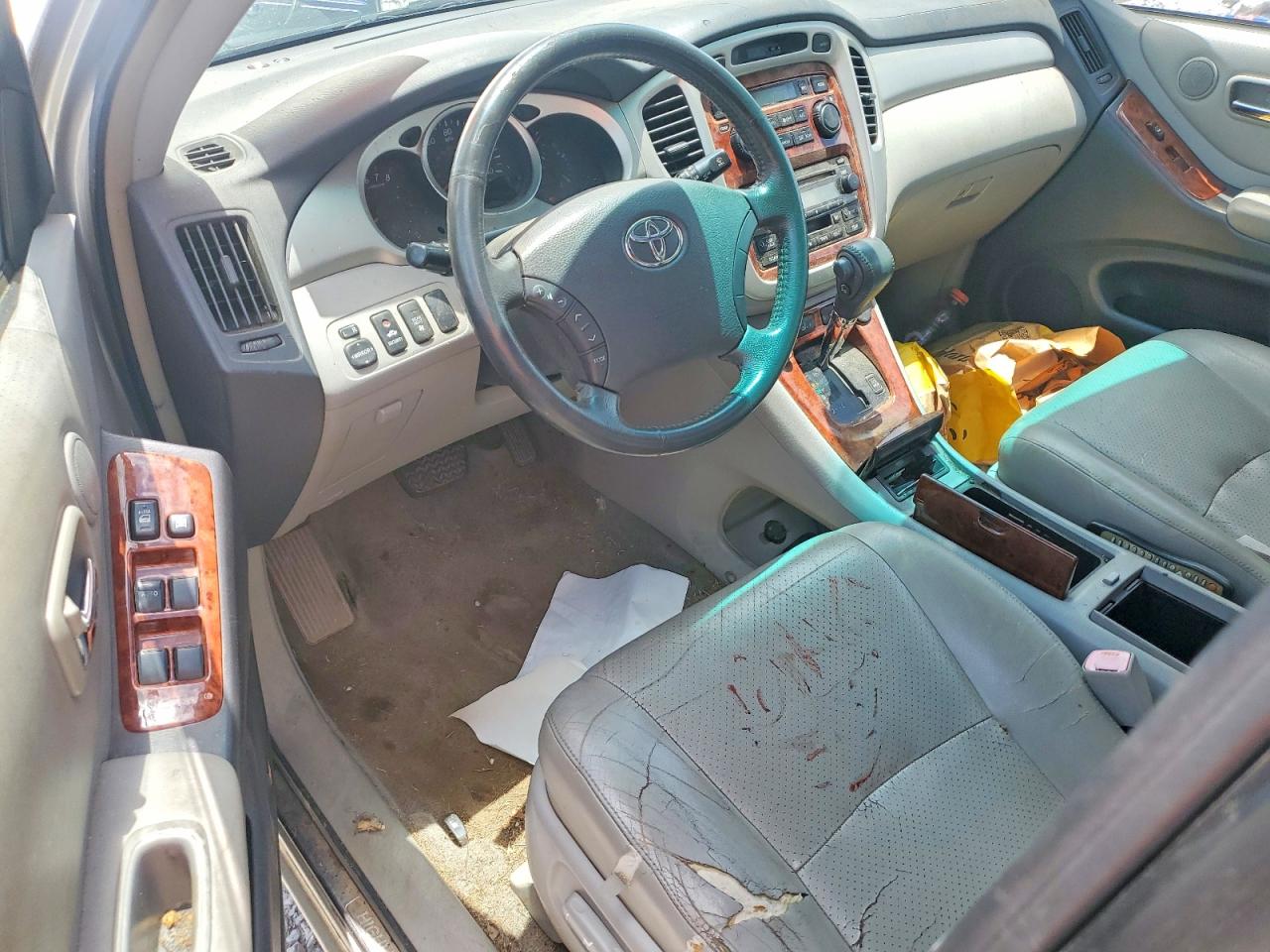 2006 Toyota Highlander Silver vin: JTEDP21A860126336