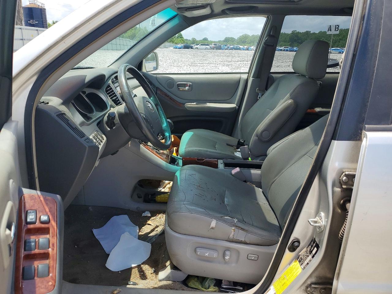 2006 Toyota Highlander Silver vin: JTEDP21A860126336