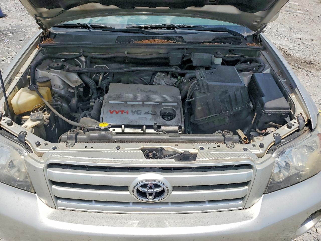 2006 Toyota Highlander Silver vin: JTEDP21A860126336