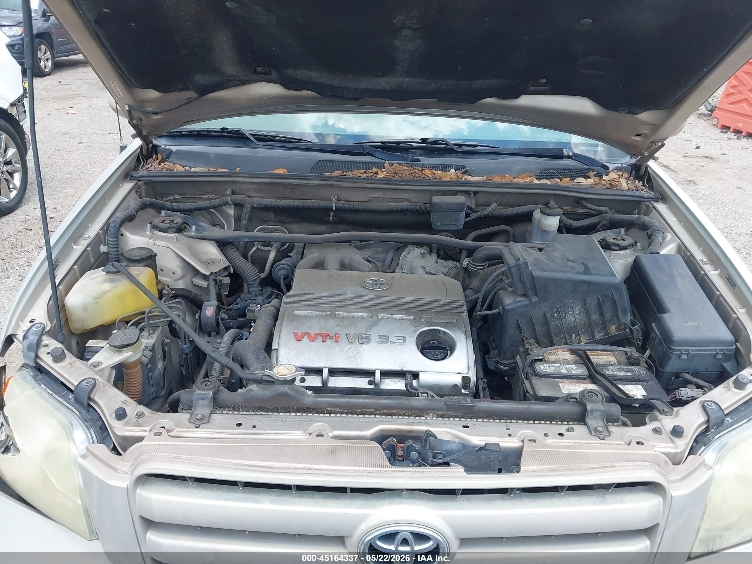 2007 Toyota Highlander V6 Желто-коричневый vin: JTEDP21A870139427