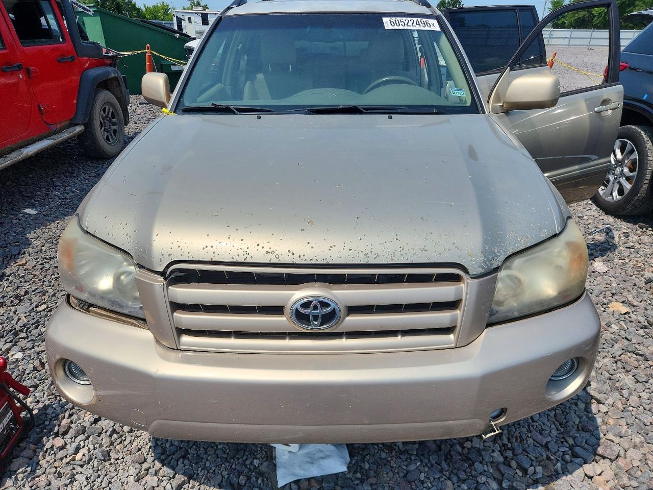 2007 Toyota Highlander Limited Gold vin: JTEDP21A870142974