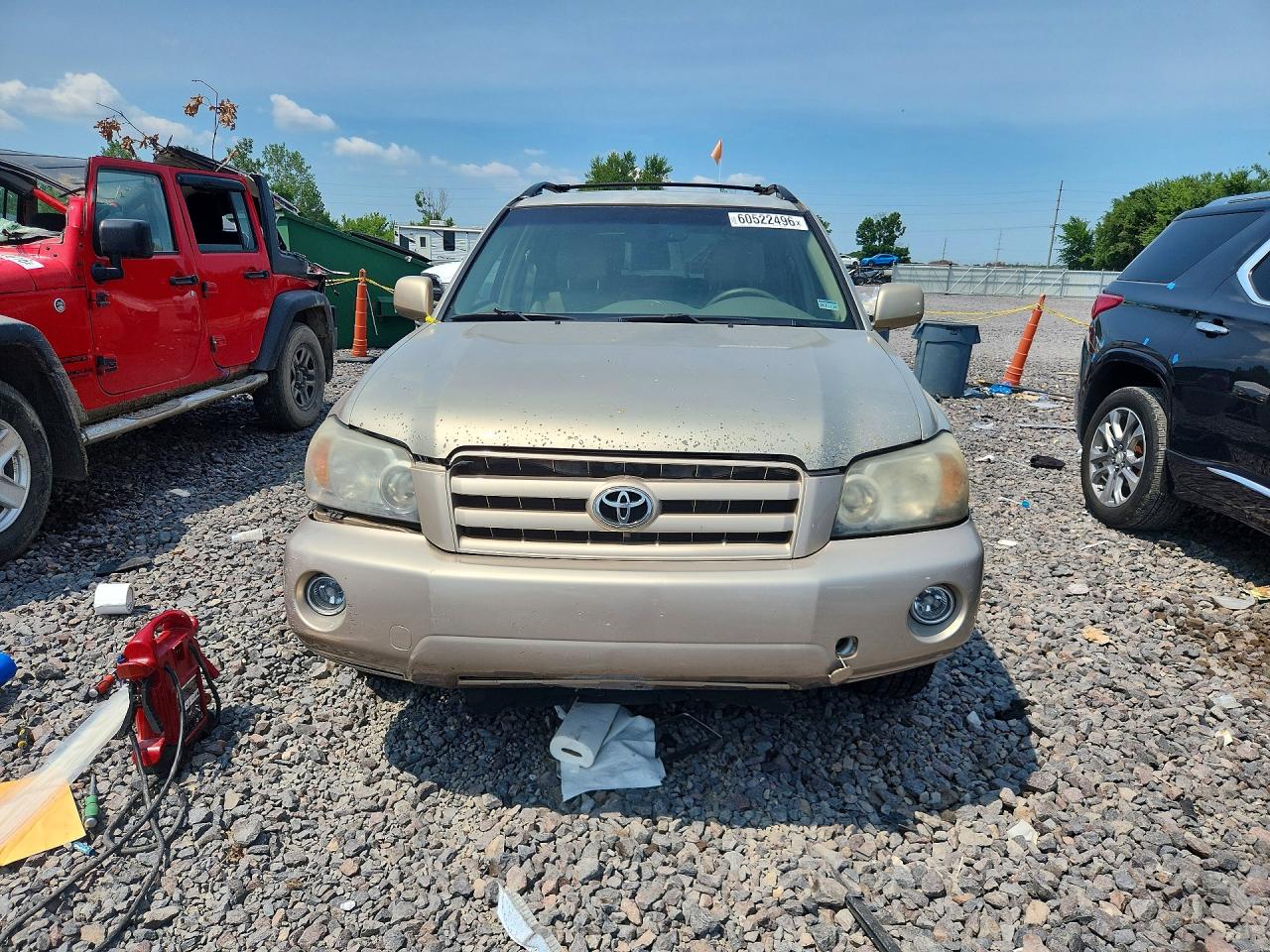2007 Toyota Highlander Limited Gold vin: JTEDP21A870142974