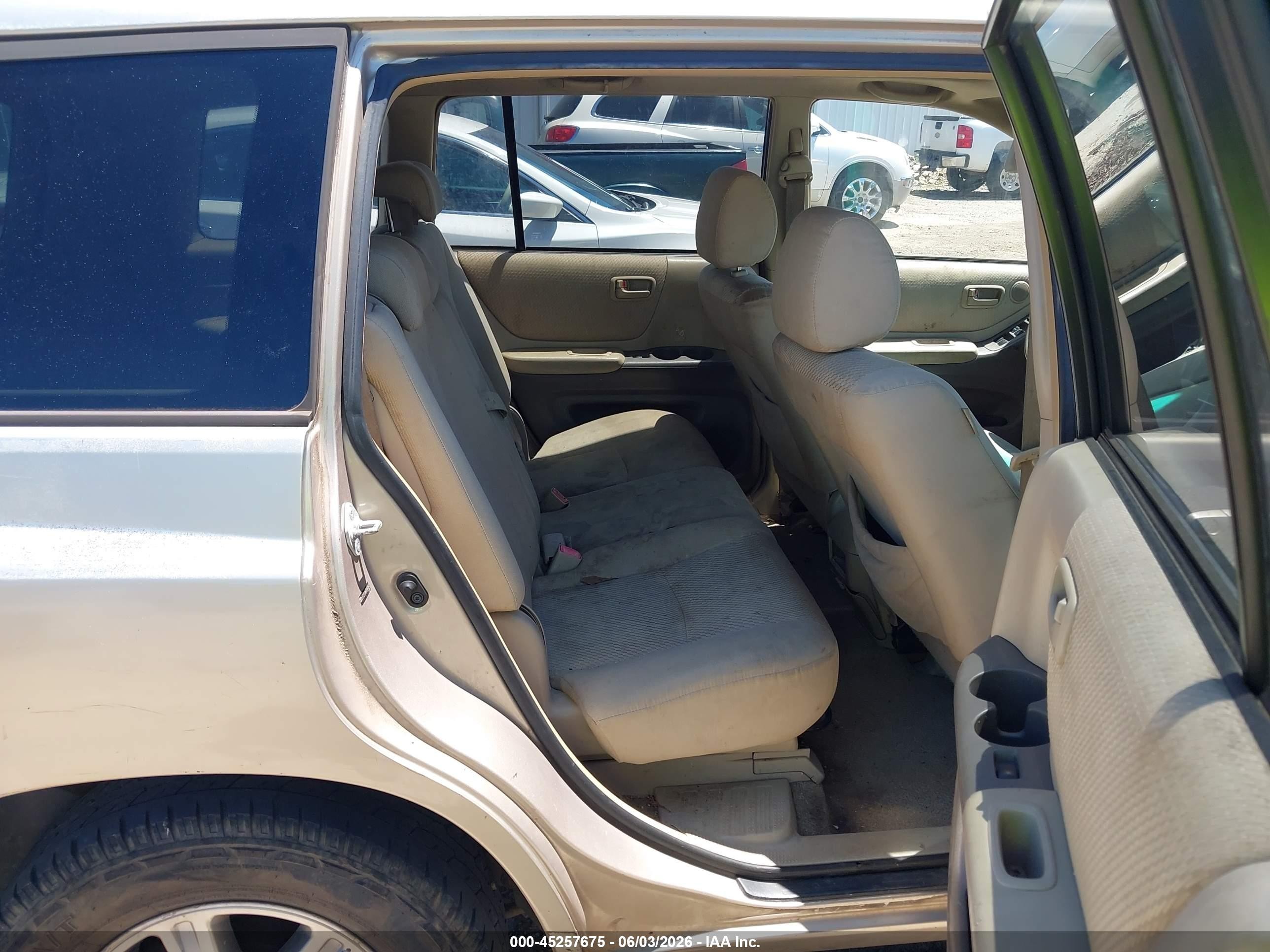 2007 Toyota Highlander V6 Champagne vin: JTEDP21A870147642