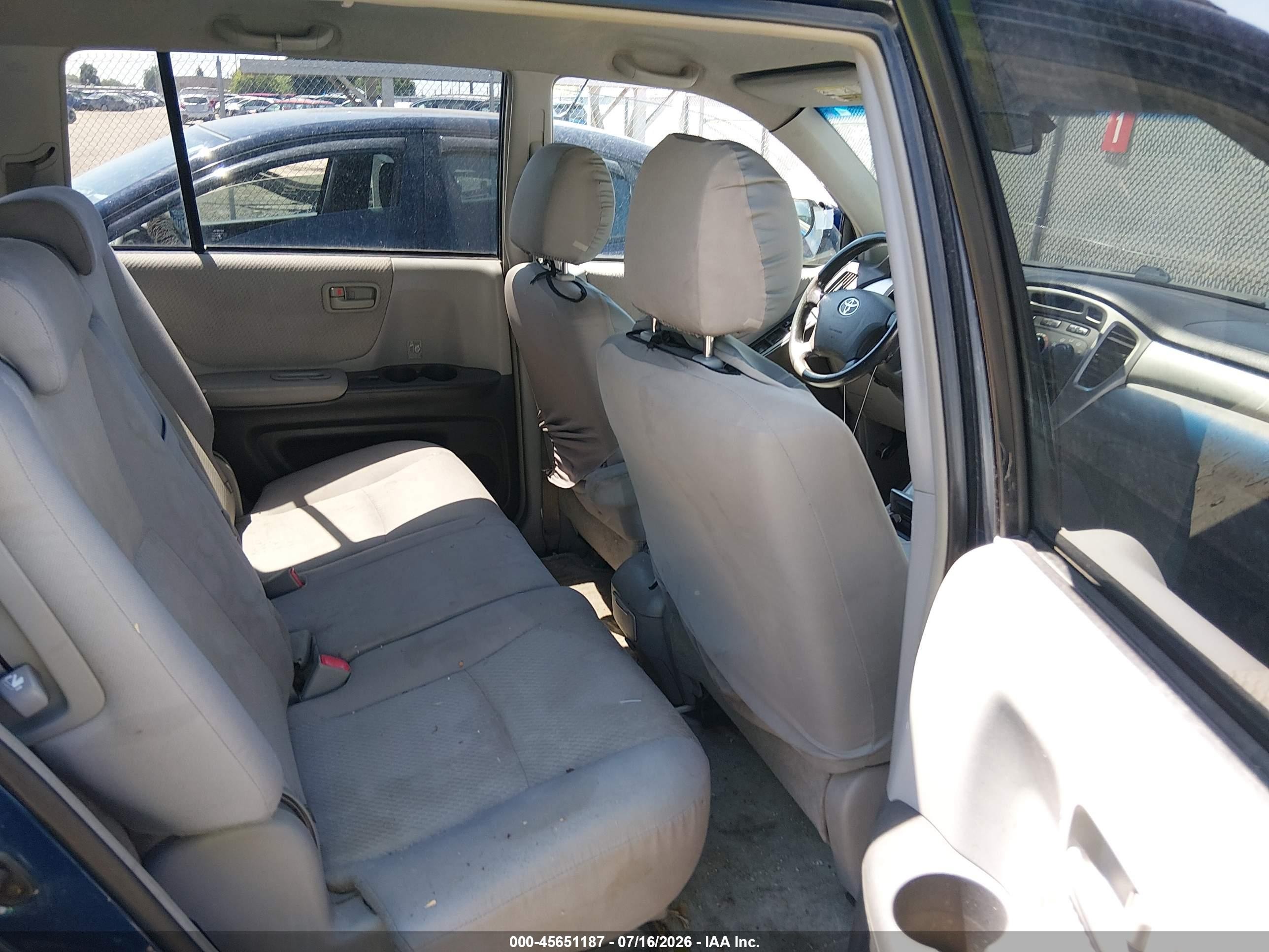2004 Toyota Highlander V6 Blue vin: JTEDP21A940005375