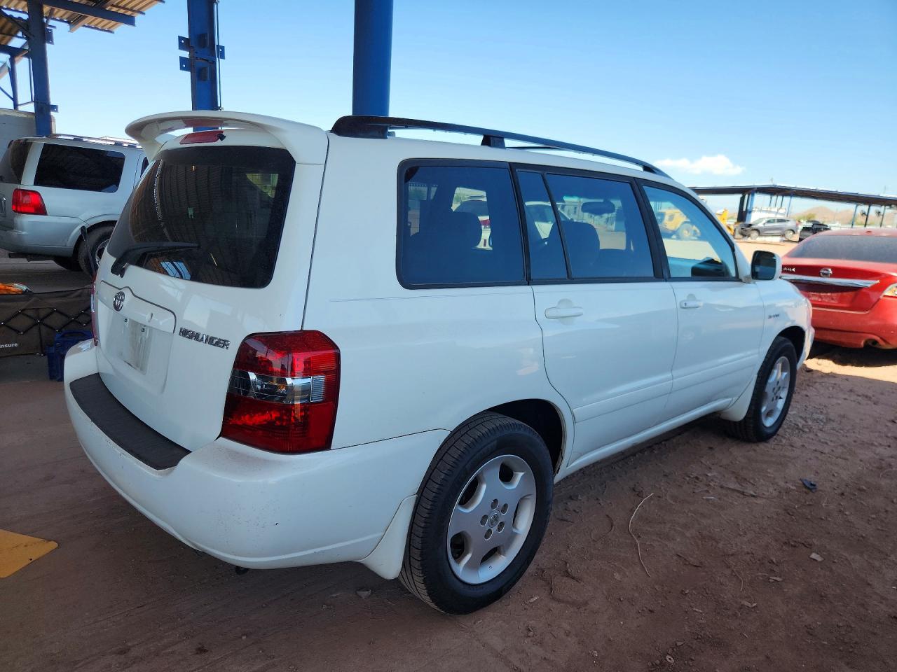 2004 Toyota Highlander Limited White vin: JTEDP21A940022645