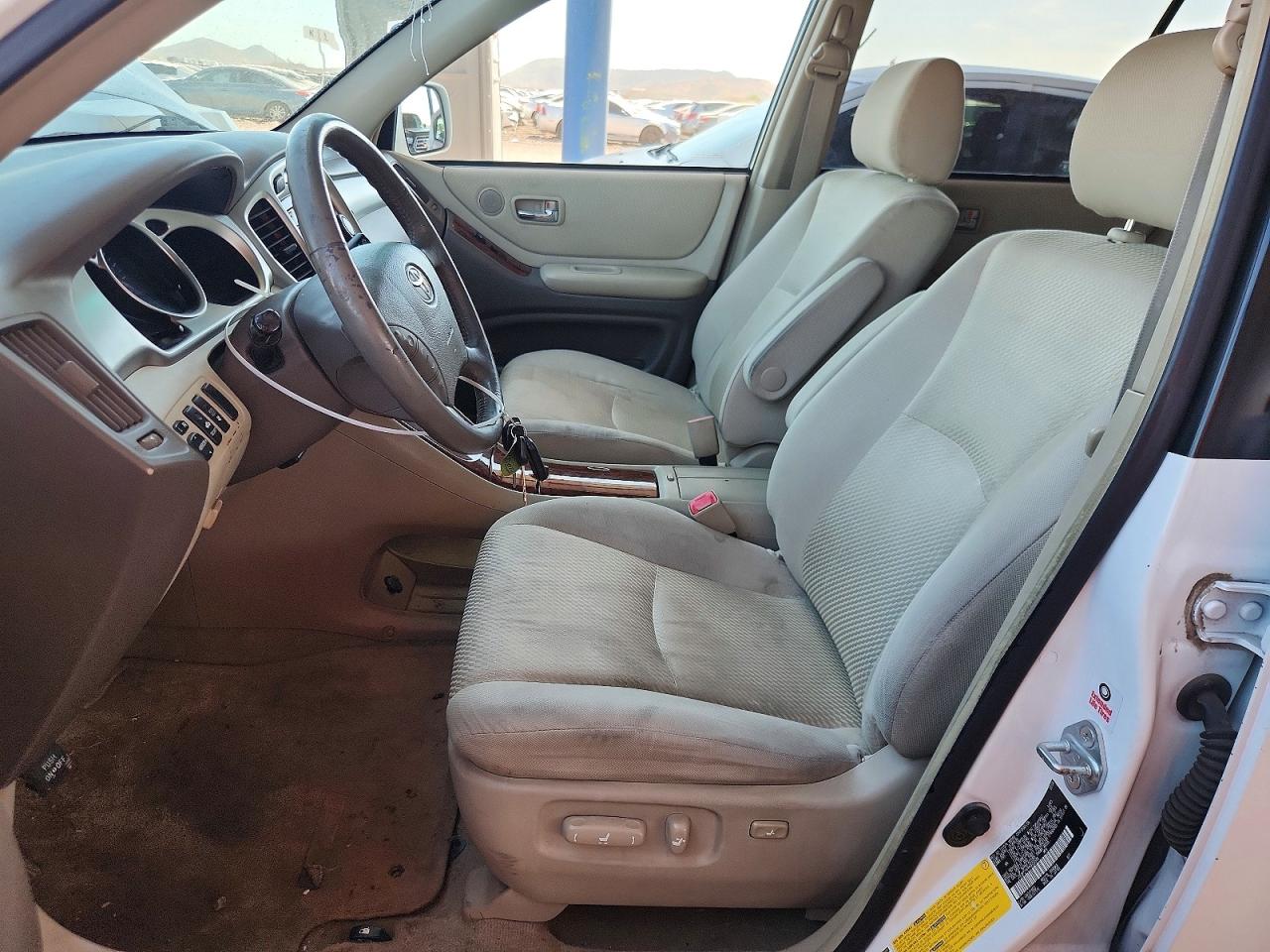 2004 Toyota Highlander Limited White vin: JTEDP21A940022645