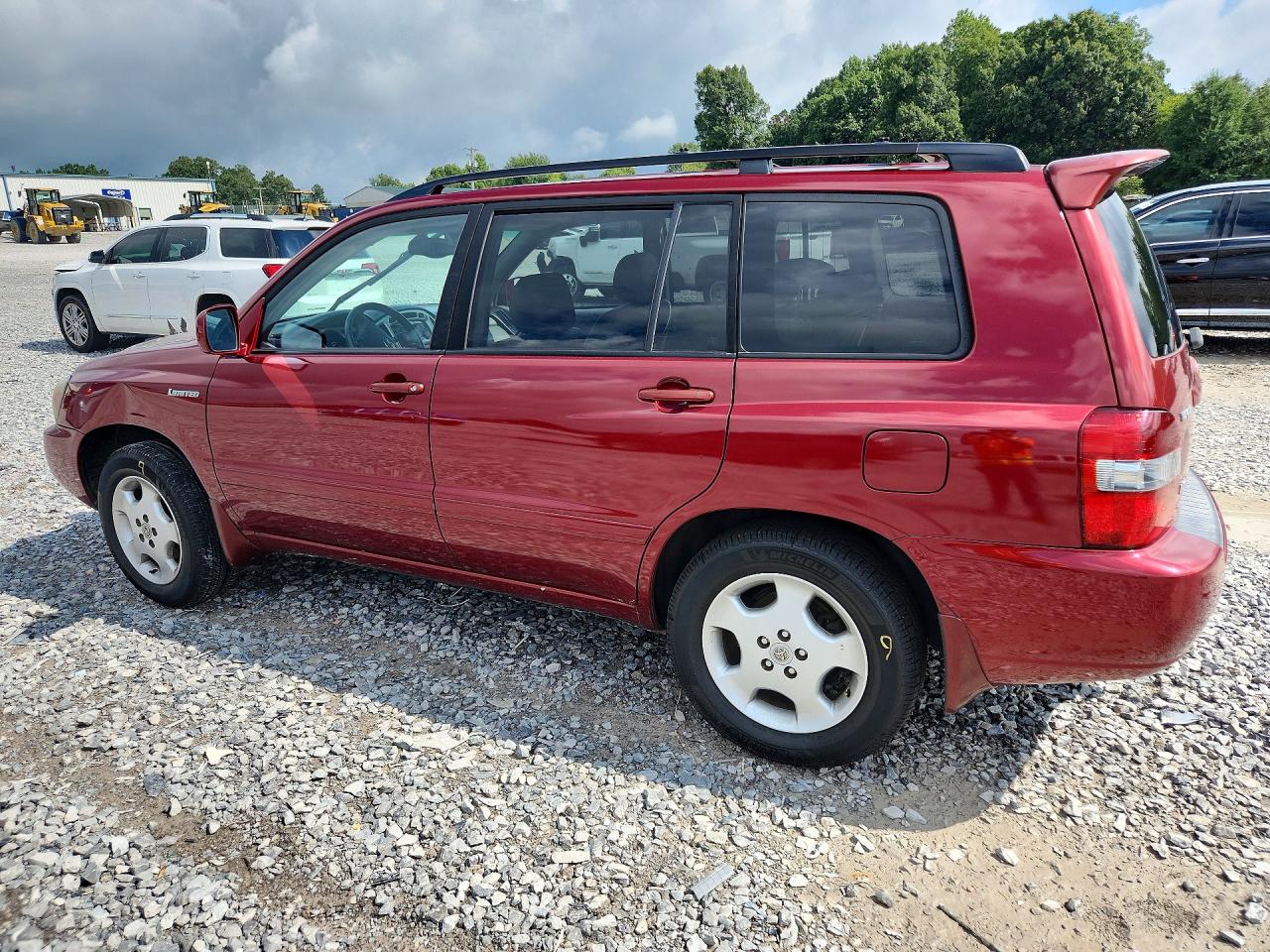 2004 Toyota Highlander Limited Red vin: JTEDP21A940036318