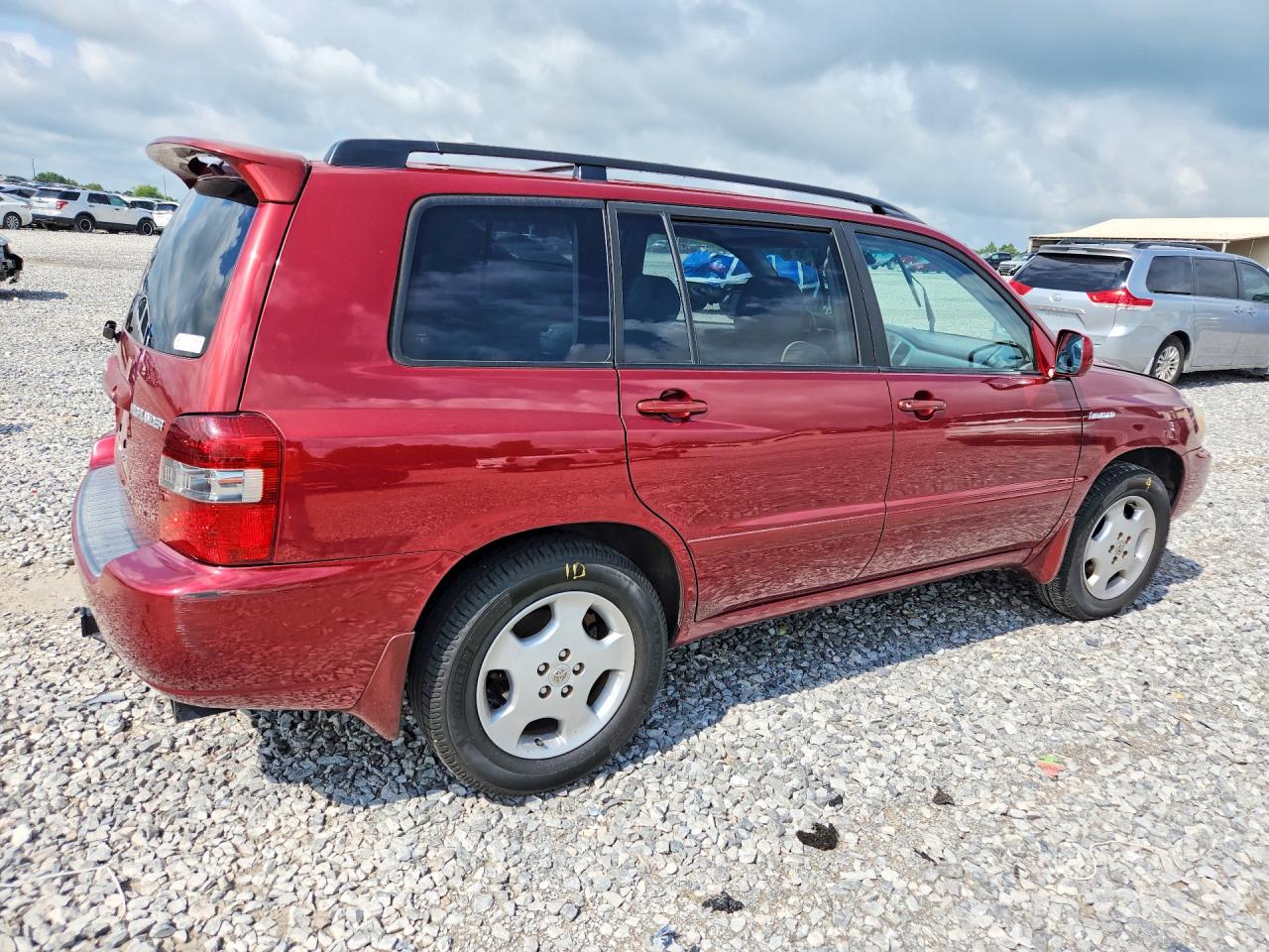 2004 Toyota Highlander Limited Red vin: JTEDP21A940036318