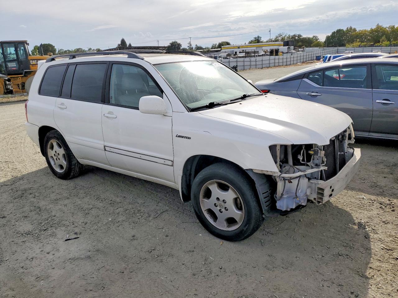 2004 Toyota Highlander Limited White vin: JTEDP21A940038232