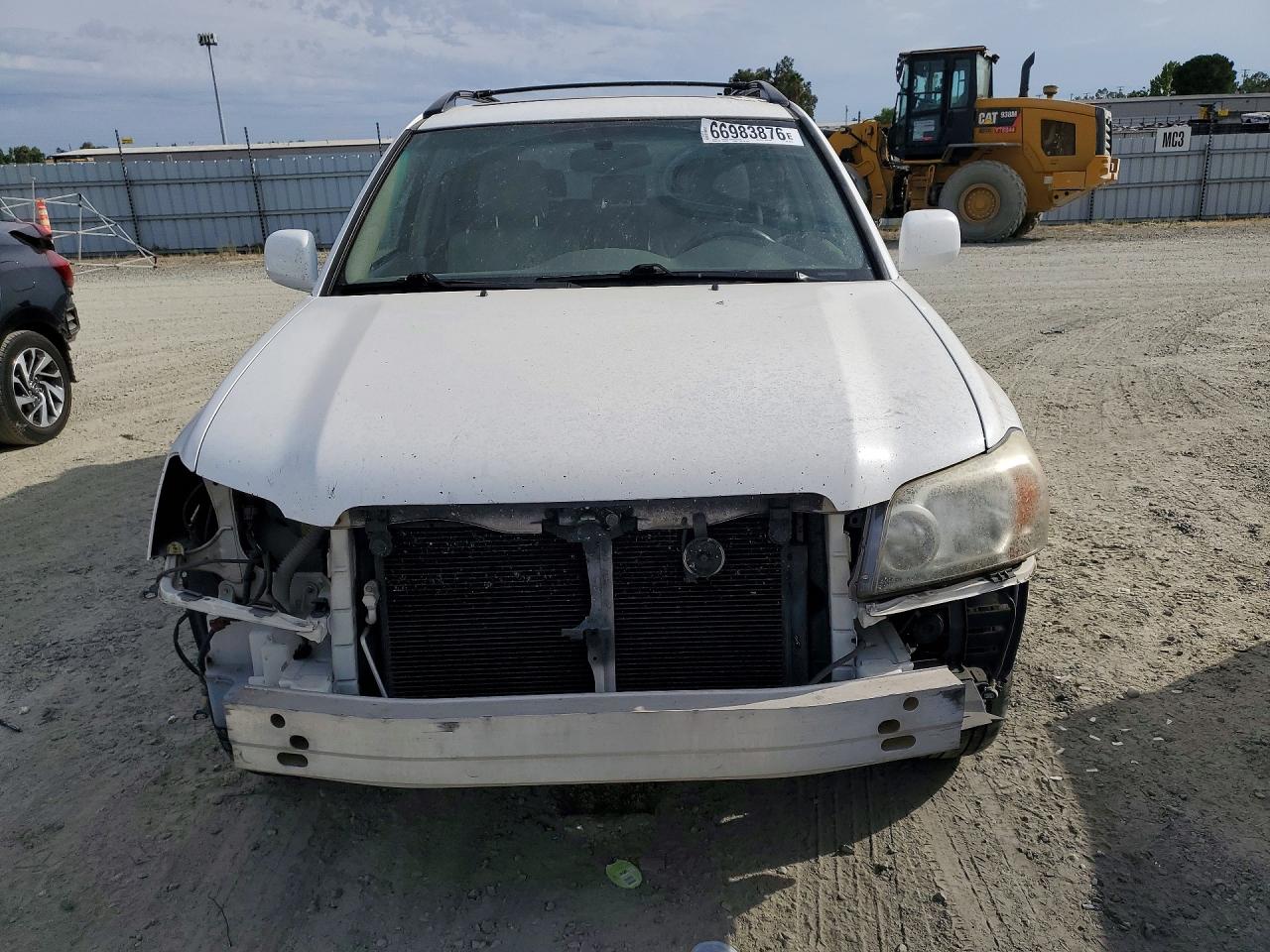 2004 Toyota Highlander Limited White vin: JTEDP21A940038232