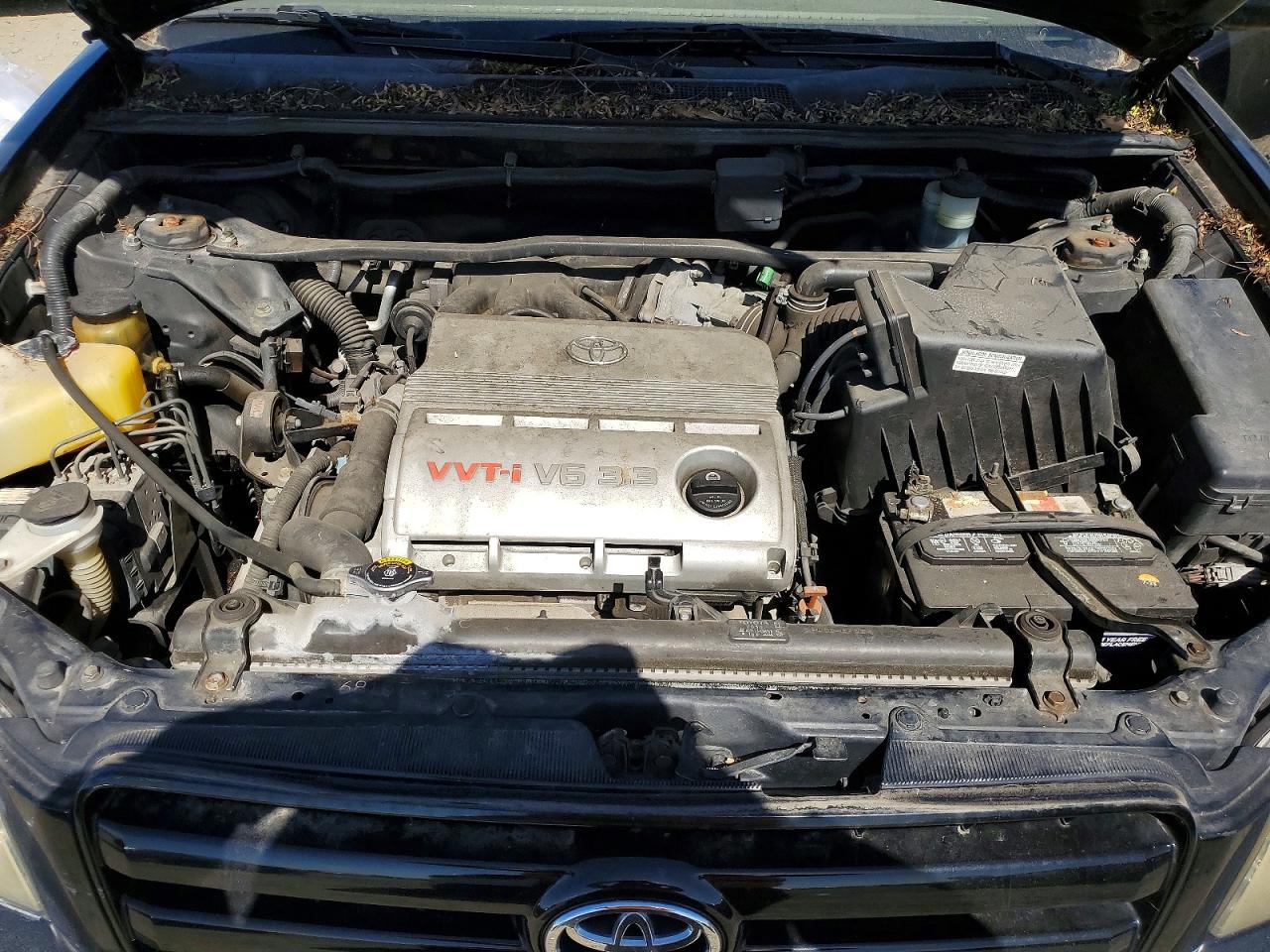 2005 Toyt Highlander Black vin: JTEDP21A950055064