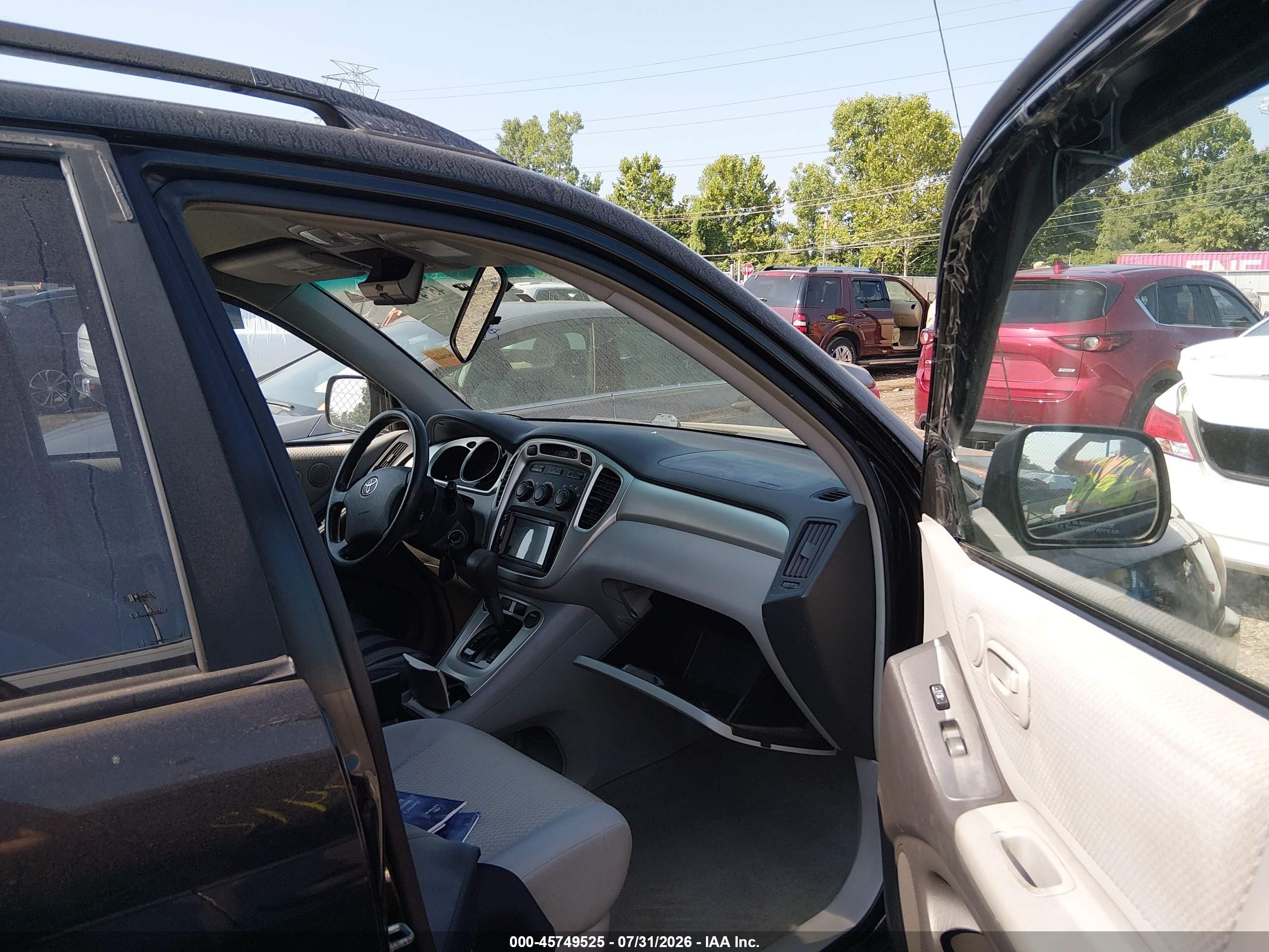 2005 Toyota Highlander V6 Black vin: JTEDP21A950062306