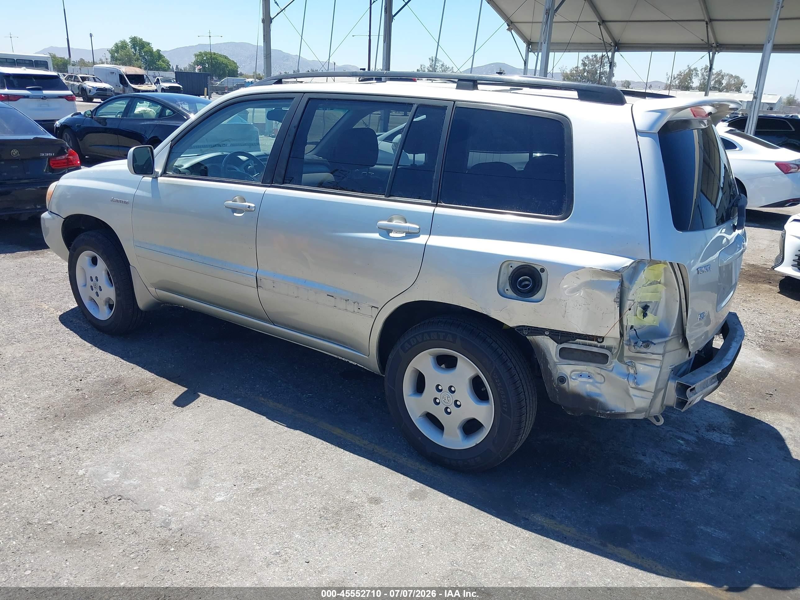 2005 Toyota Highlander Limited V6 Silver vin: JTEDP21A950064833