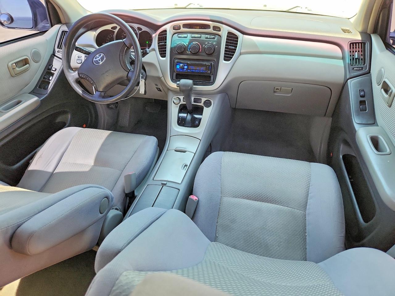 2005 Toyota Highlander Base Blue vin: JTEDP21A950084337