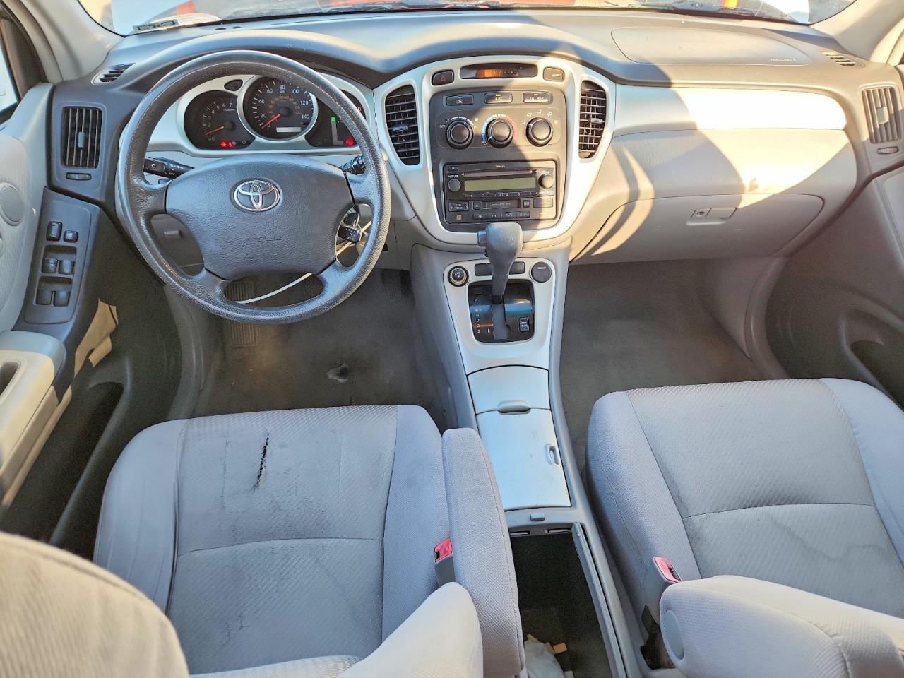 2005 Toyota Highlander Limited White vin: JTEDP21A950086816