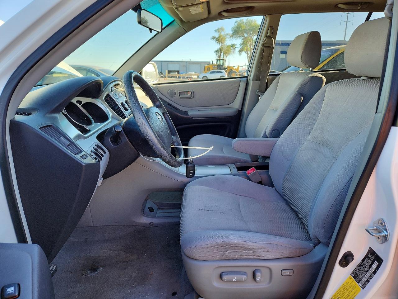 2005 Toyota Highlander Limited White vin: JTEDP21A950086816