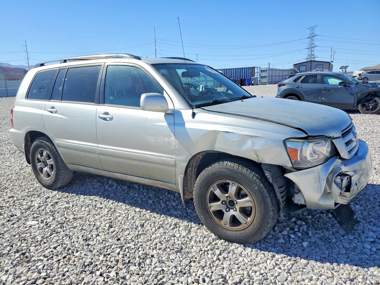 2006 Toyota Highlander Limited Silver vin: JTEDP21A960102997