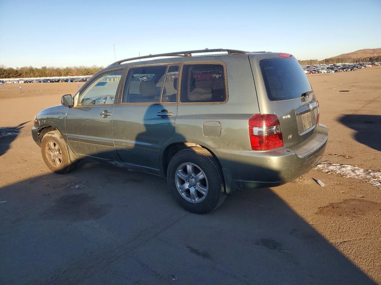 2006 Toyota Highlander Limited Green vin: JTEDP21A960103633