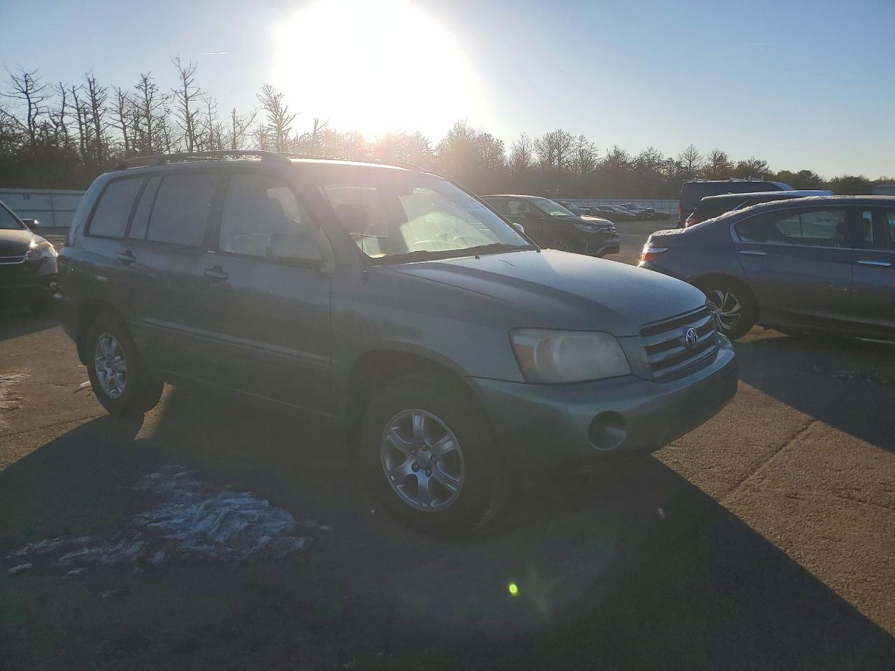2006 Toyota Highlander Limited Green vin: JTEDP21A960103633