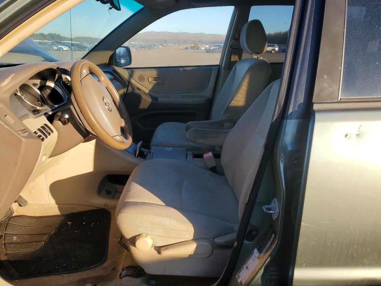 2006 Toyota Highlander Limited Green vin: JTEDP21A960103633