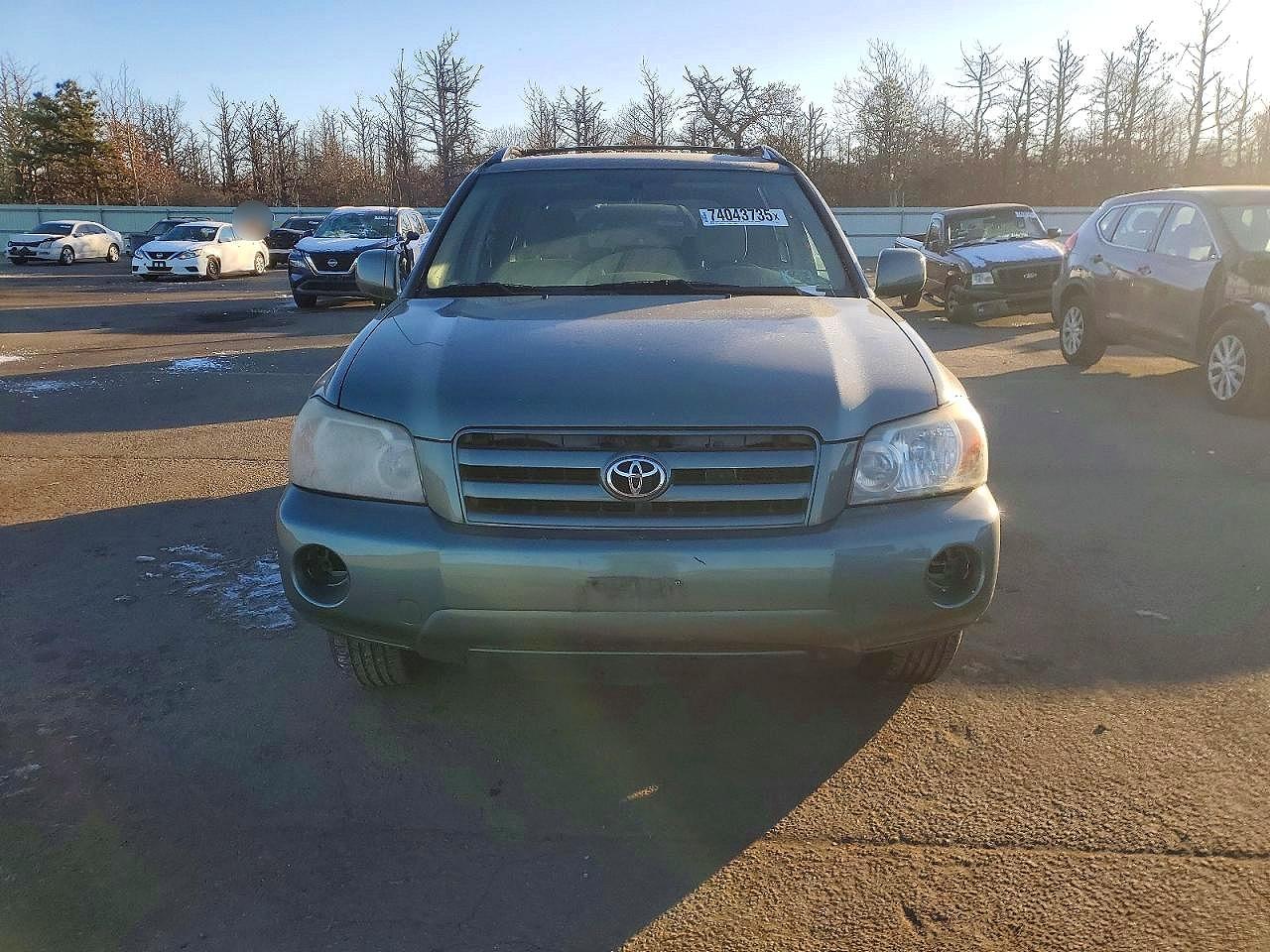 2006 Toyota Highlander Limited Green vin: JTEDP21A960103633